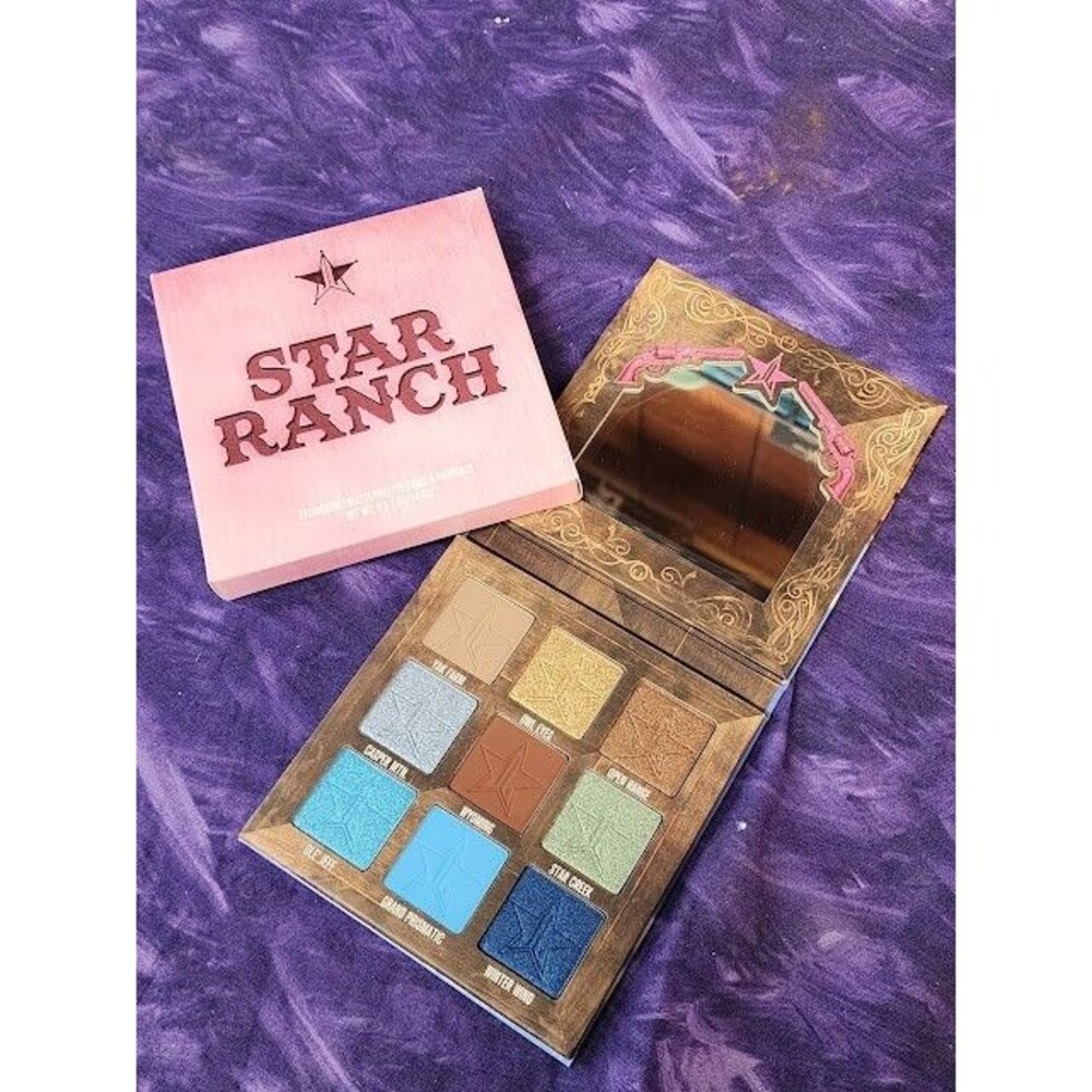 JEFFREE STAR Star Ranch Mini Eyeshadow Palette 9 Pan Shade Pressed Pigment Color